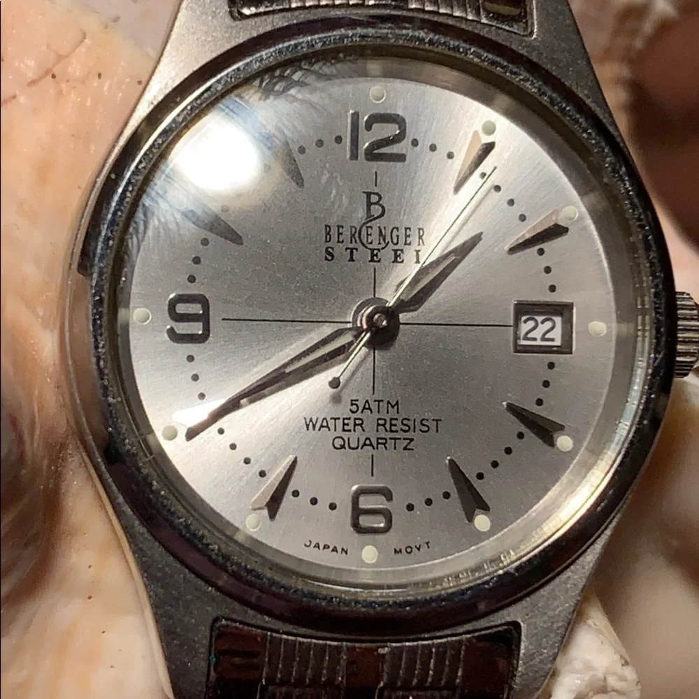 Berenger Steel 5ATM H2O resistant watch